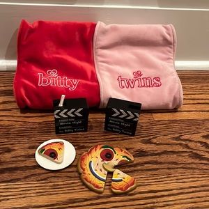American Girl Bitty twin Movie chair and snack set